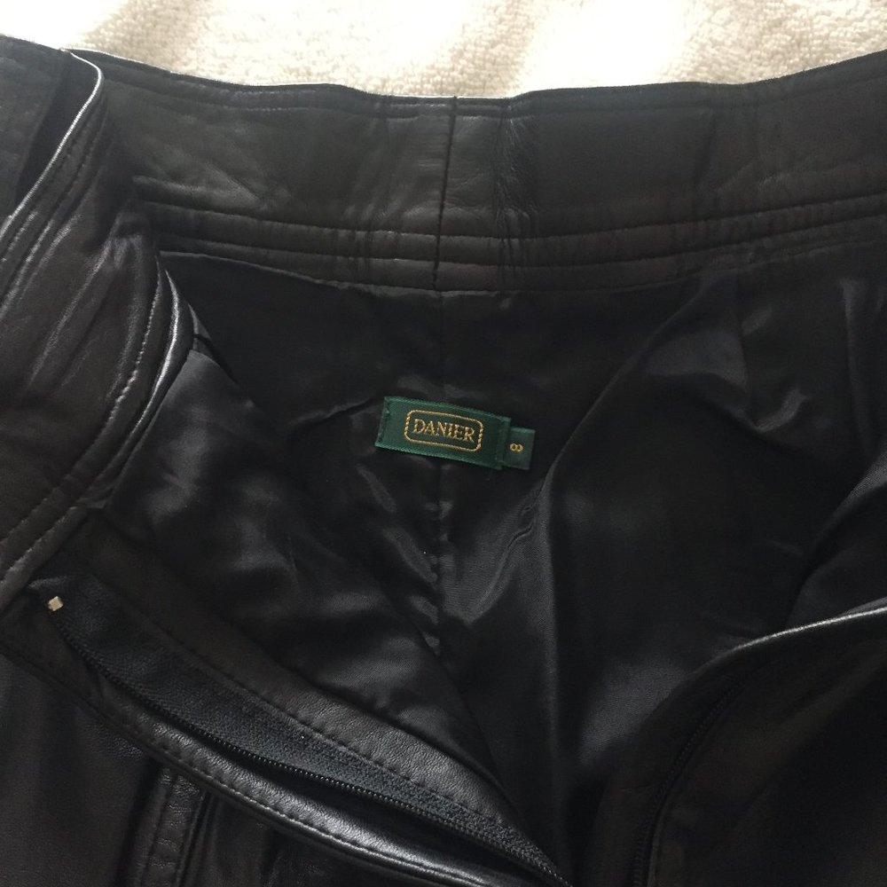 LEATHER SOFT PANTS MADE BY DANIER